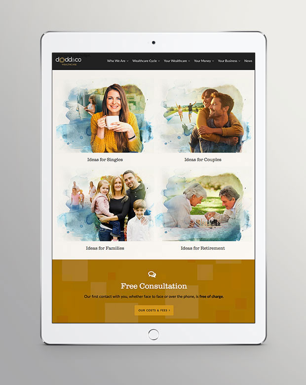 Dodd Wealthcare Website design