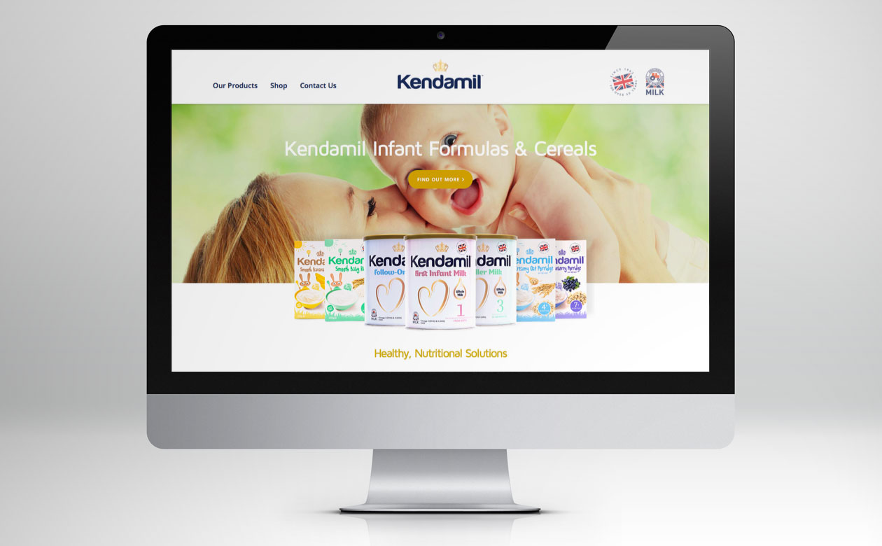Kendamil website home page