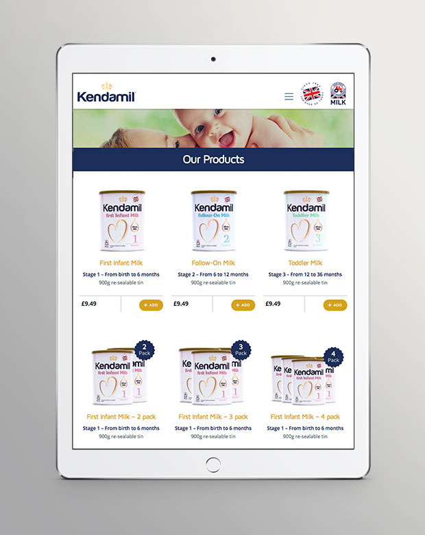 Kendamil Website Handheld